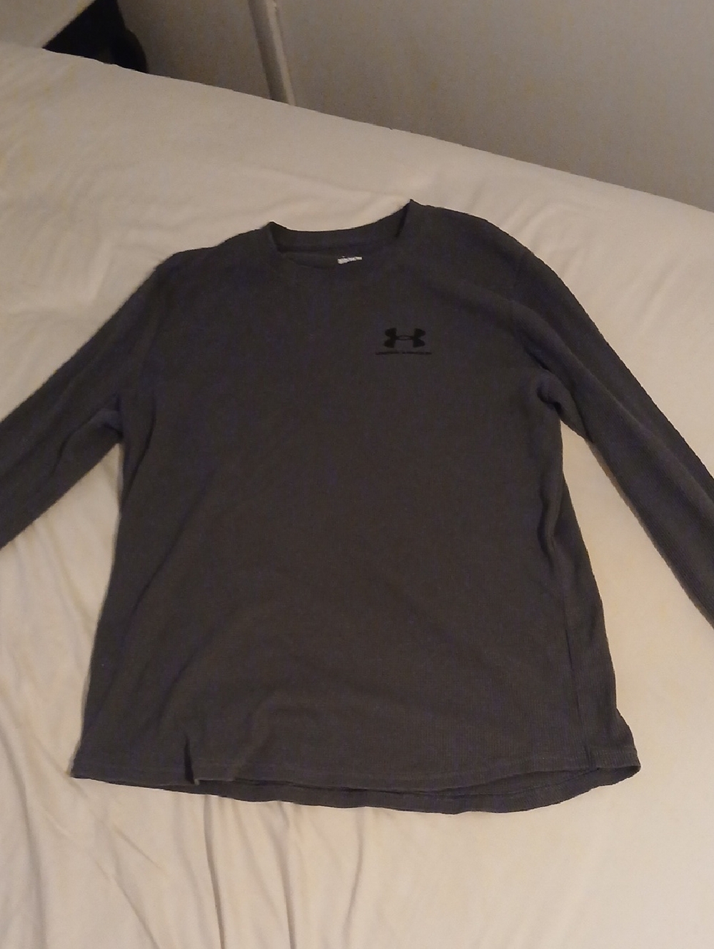 Under Armour Men's Long Sleeve Crew Shirt - Dark Gray